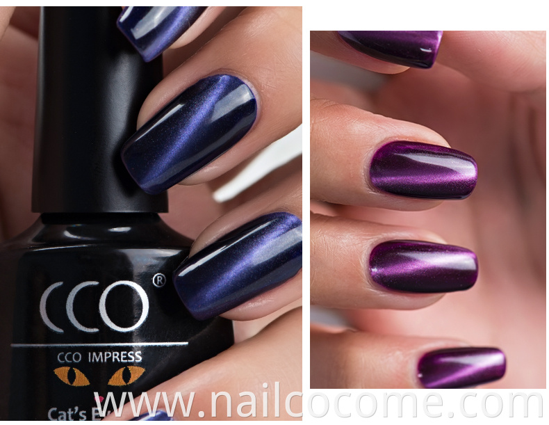 CCO Best price of high density cat eye gel nails